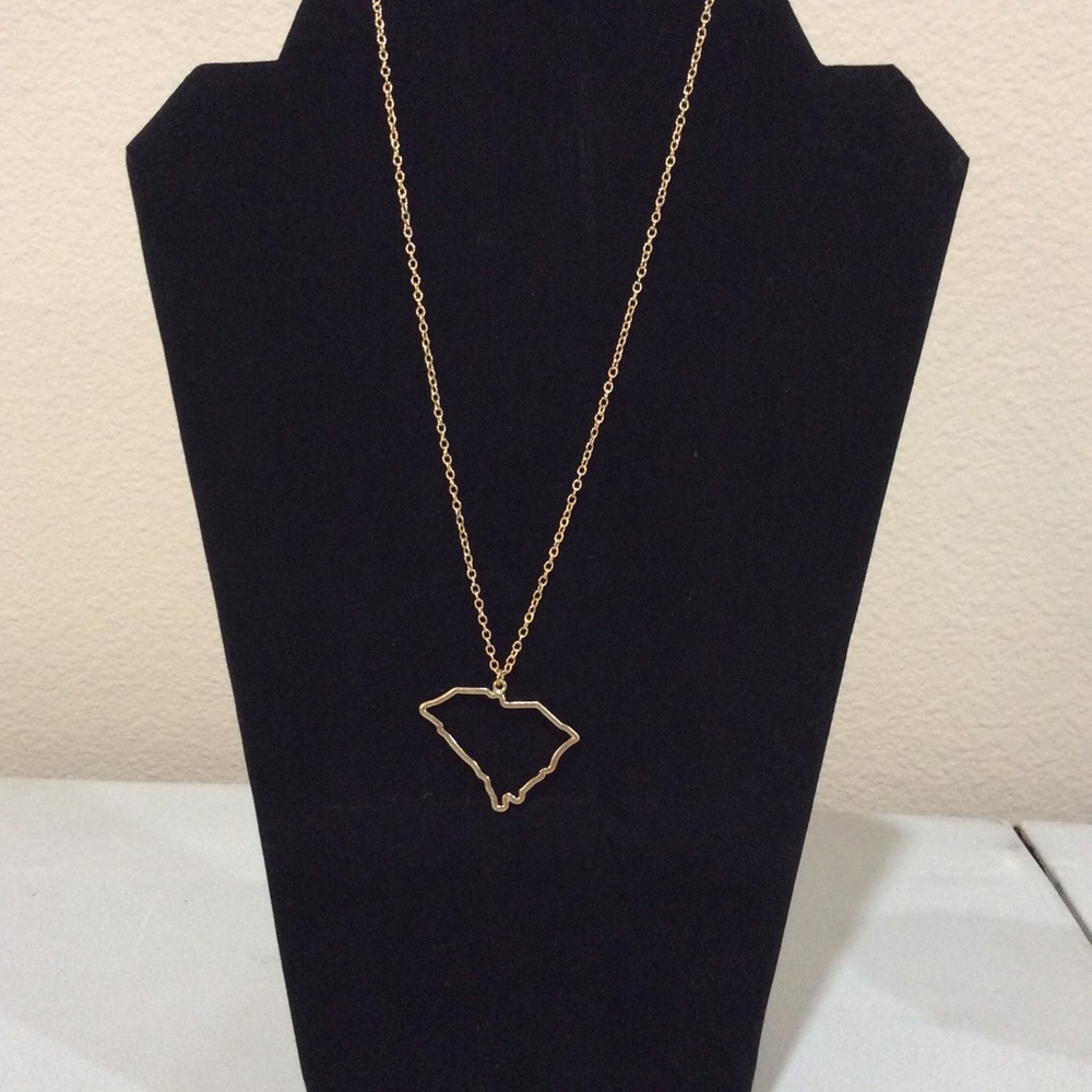 South Carolina Outline necklace